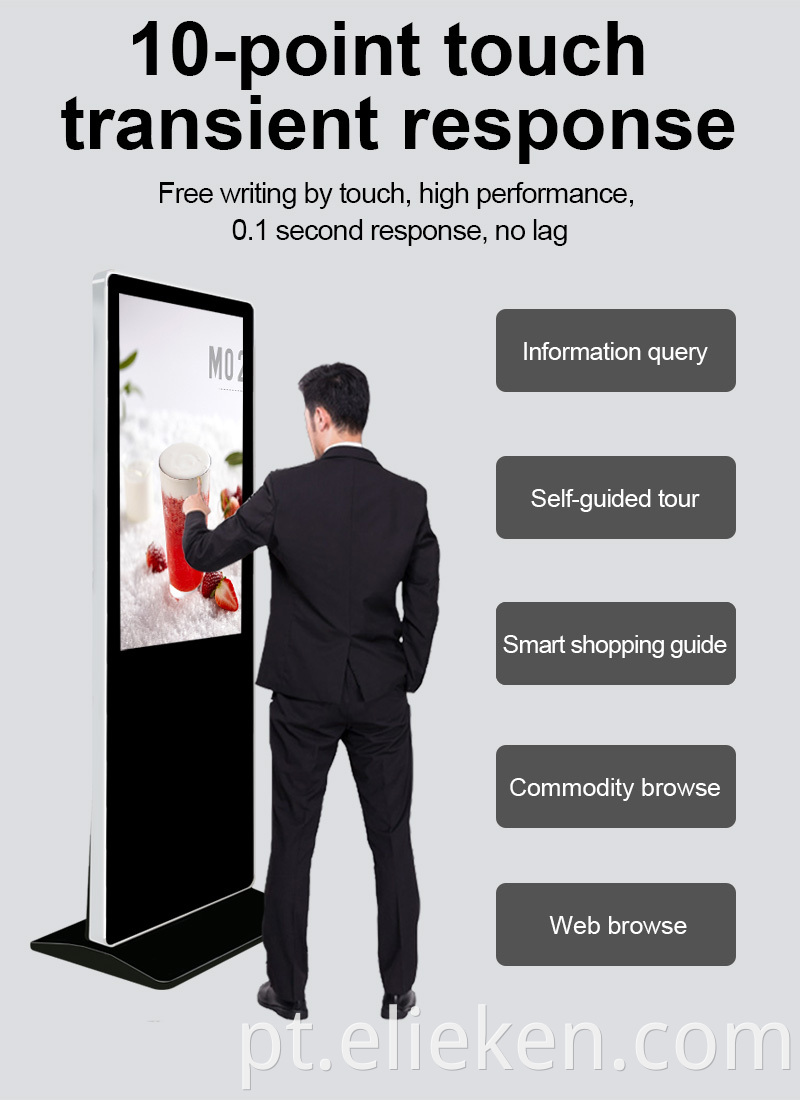 Touch Screen Advertising Display